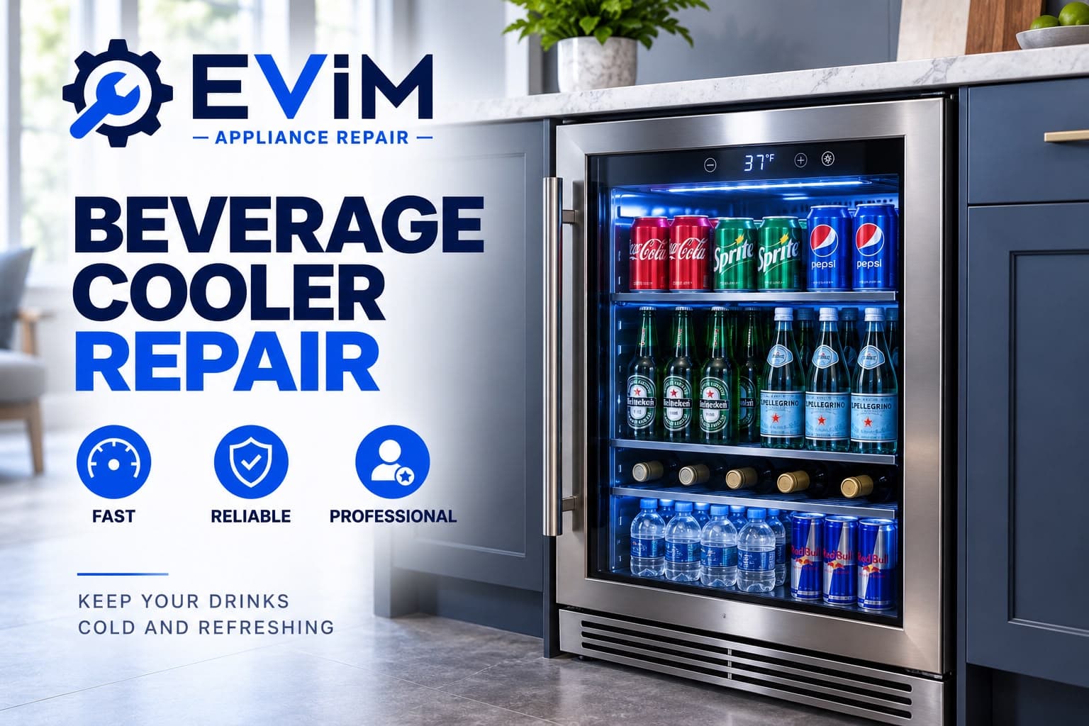 Beverage Cooler Repair — EVIM Appliance Repair