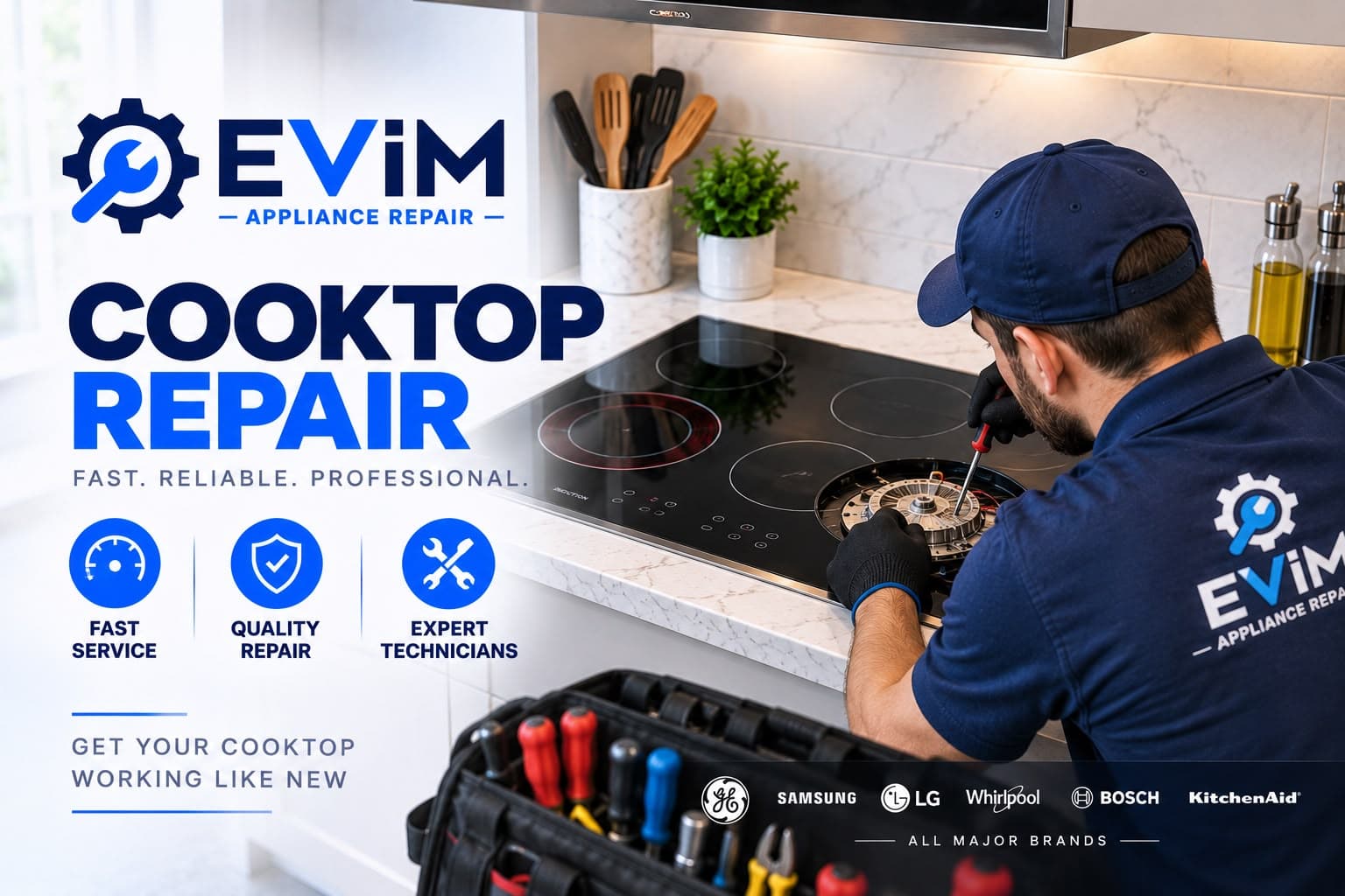 Cooktop Repair — EVIM Appliance Repair