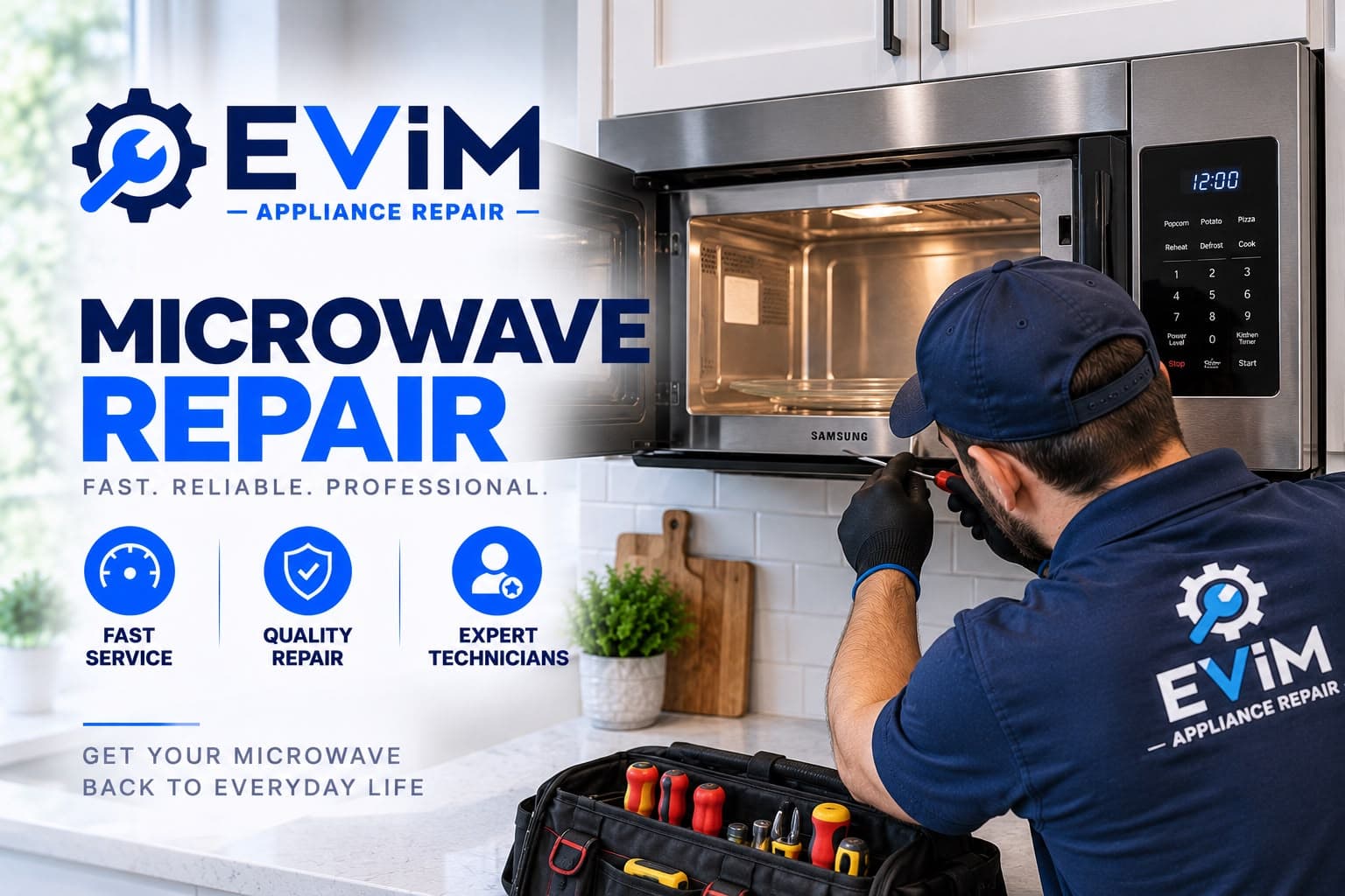 Microwave Repair — EVIM Appliance Repair