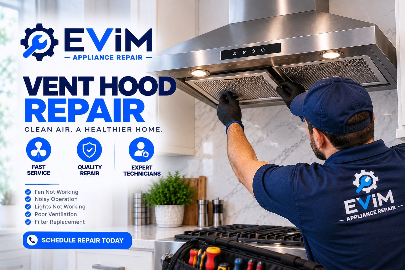 Vent Hood Repair — EVIM Appliance Repair